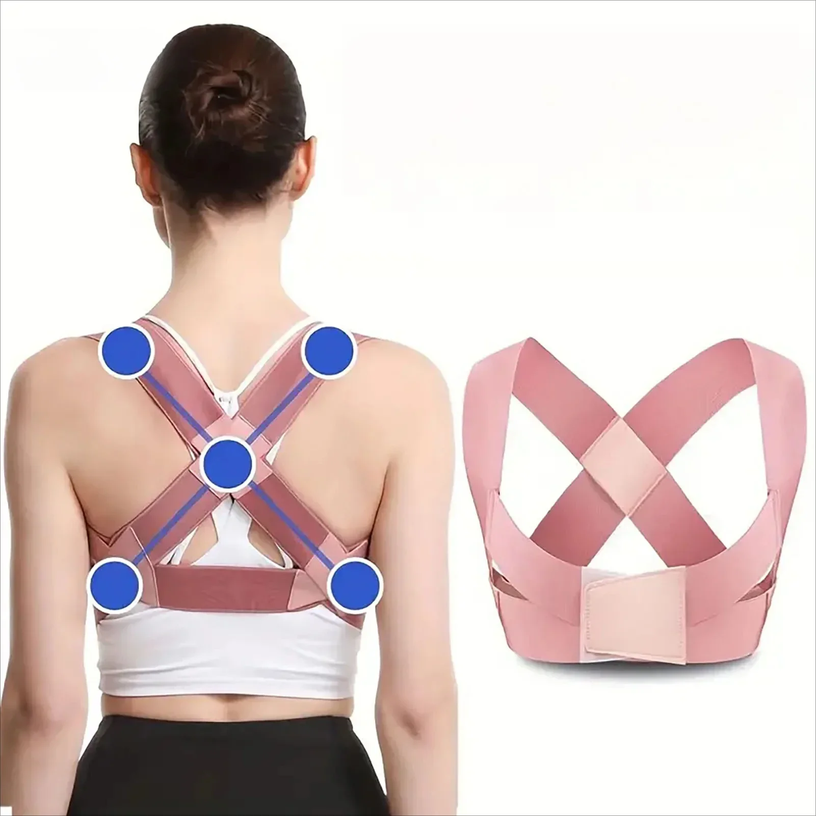 Adjustable Back Posture Corrector Vest body Correction braces back support Belt for Adults students Posture Correction devices