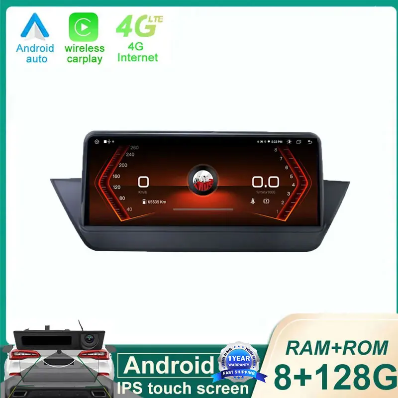 

For BMW X1 E84 2009-2015 IDrive System 10.25 Inch Android 14 Touch Screen Car Carplay Monitors Stereo Speacker Multimedia Player