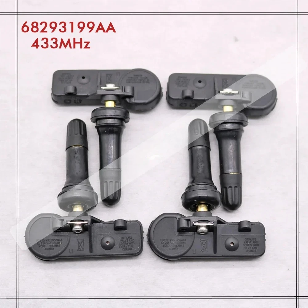 

Датчик давления в шинах TPMS 433 МГц для RAM 1500 2010-2014 годов, датчик давления воздуха в шинах RAM 68293199AA