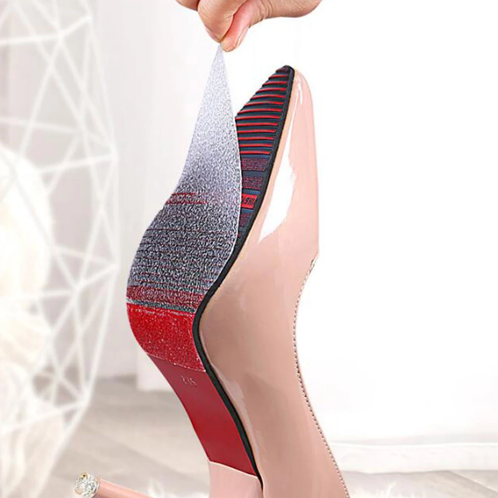 

2 Rolls High Heel Protector Anti-Slip Transparent Patches Wear-Resistant Shoe Pvc Stickers Removable Stickers Waterproof Pads