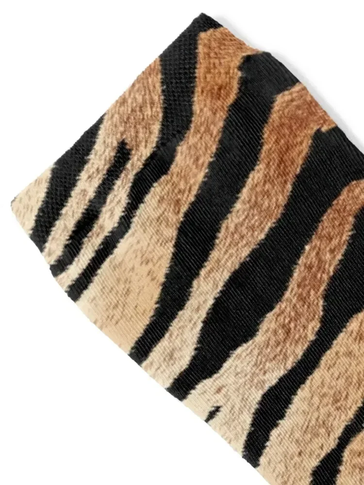 Exotic Tiger Stripes Print Socks professional running Toe sports Luxury Woman Socks Men's