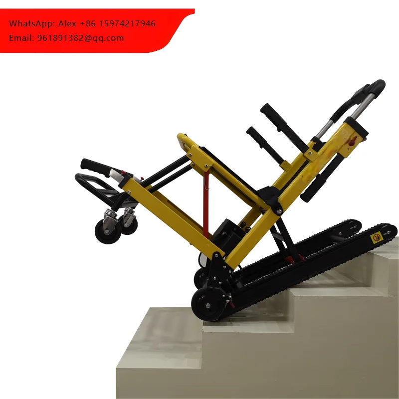 

Aluminium Electric Wheelchair Lift For Stairs Medical Nursing Instrument With Alloy Frame Climbing Rehabilitation Equipment