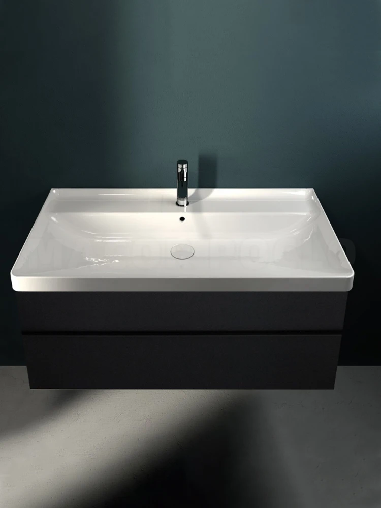 

small household type, hand washing, face washing, ceramic integrated single basin, basin cabinet combination