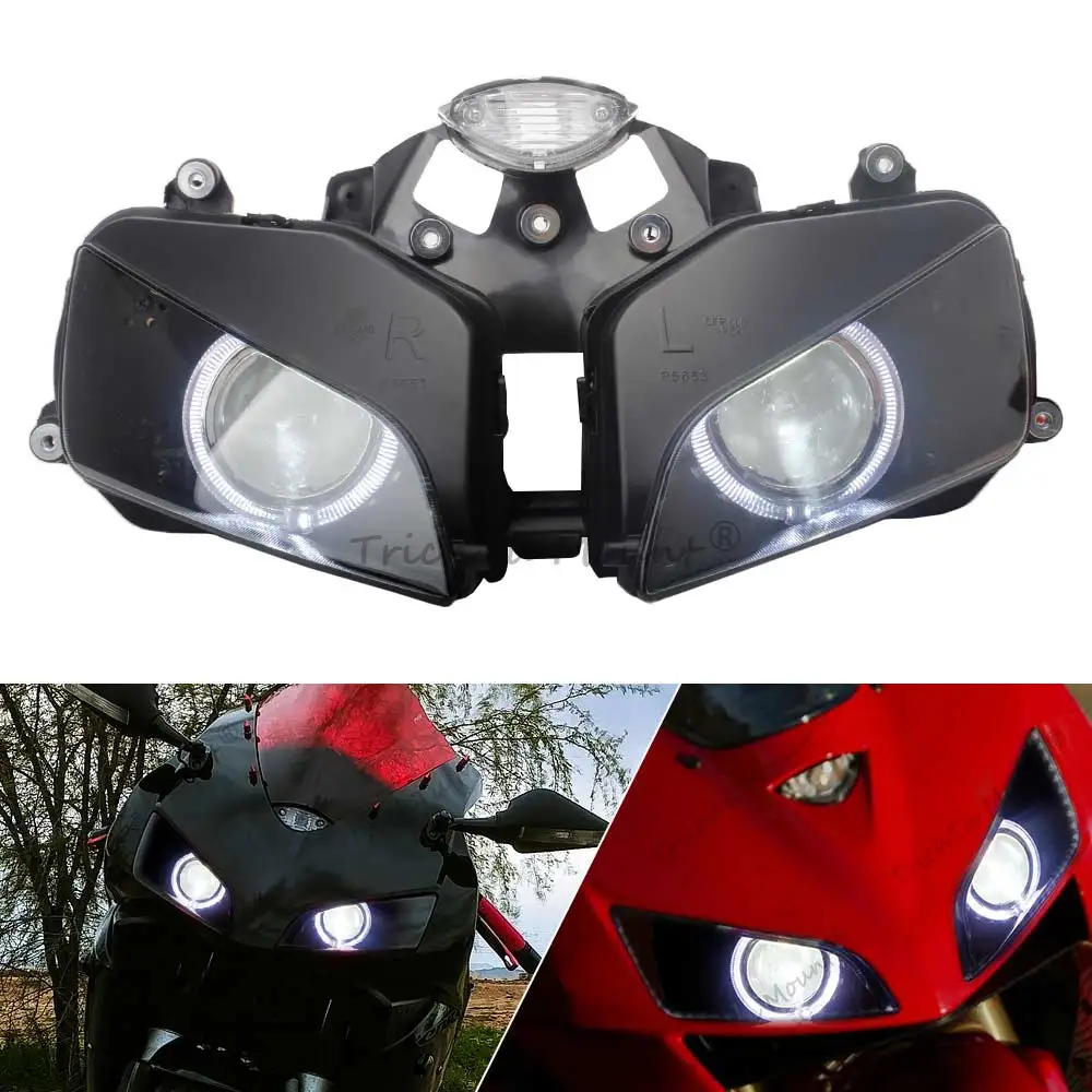 Front LED Headlight Assembly Hi/Lo Beam Headlamp Modified Head Light For Honda CBR 600RR F5 2003 2004 2005 2006 Motorcycle Parts