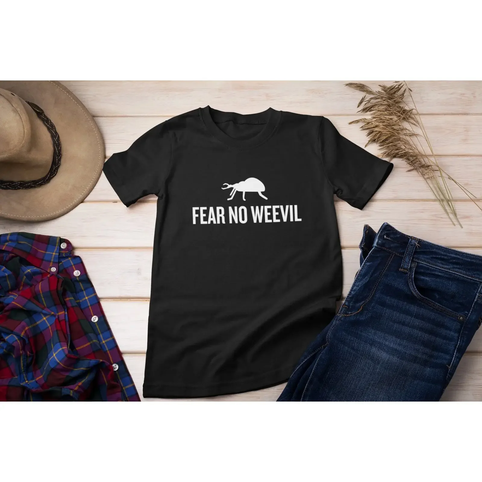 Entomology T Shirt Insect Collector Bug Lover Present Fear No Weevil Entomologist  vintage Washed Unisex Top For Everyday Wear