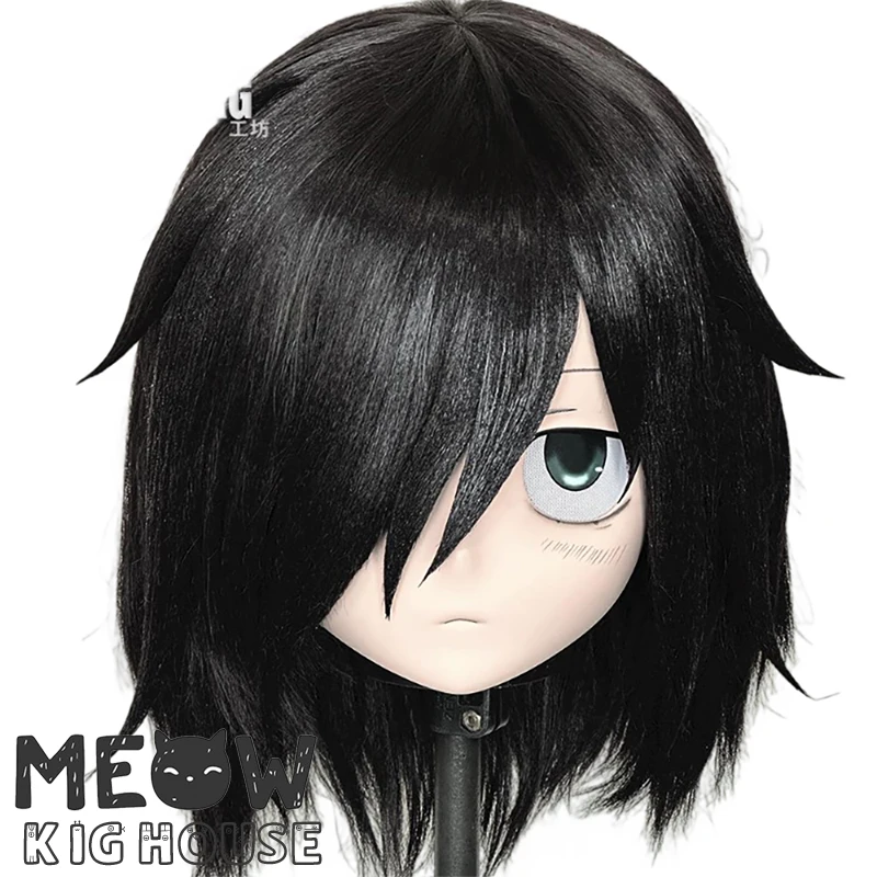 

(MEO482) Customize Handmade Full Head Lockable Crossdress Male to Female Japanese Cartoon Anime Game Character Kigurumi Mask
