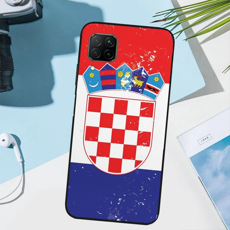 Croatia Flag Case For Huawei Nova 10 9 SE 3i 7i 8i 11i 5T Y60 Y70 Y90 P20 P40 P30 Lite P60 Pro P Smart Z