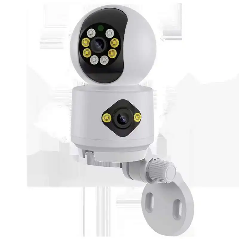 4MP UHD Yoosee/Yilot/O-kam APP Lente Dupla Full Color Sem Fio PTZ IP Dome Câmera AI Detecção Humanóide Monitor de Segurança Doméstica CCTV