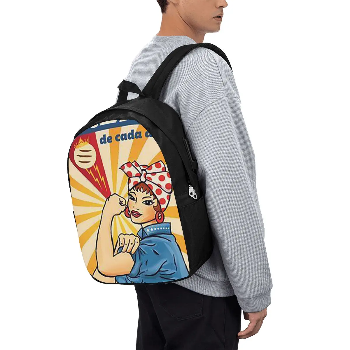 

Arepas Venezuela Backpack Travel Notebook Bag Computer College Student School Bag Laptop Shoulder Bags for Men Women