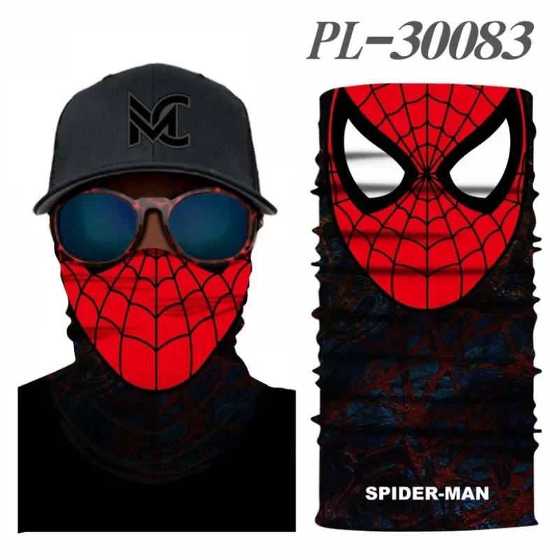 Marvel superhero around the mask cartoon digital printing seamless bandana sports quick-drying sunscreen scarf neck cover neck