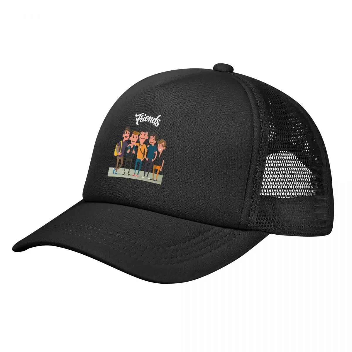 

Friends Cartoon Unisex Adult Mesh Baseball Cap for Spring and Summer