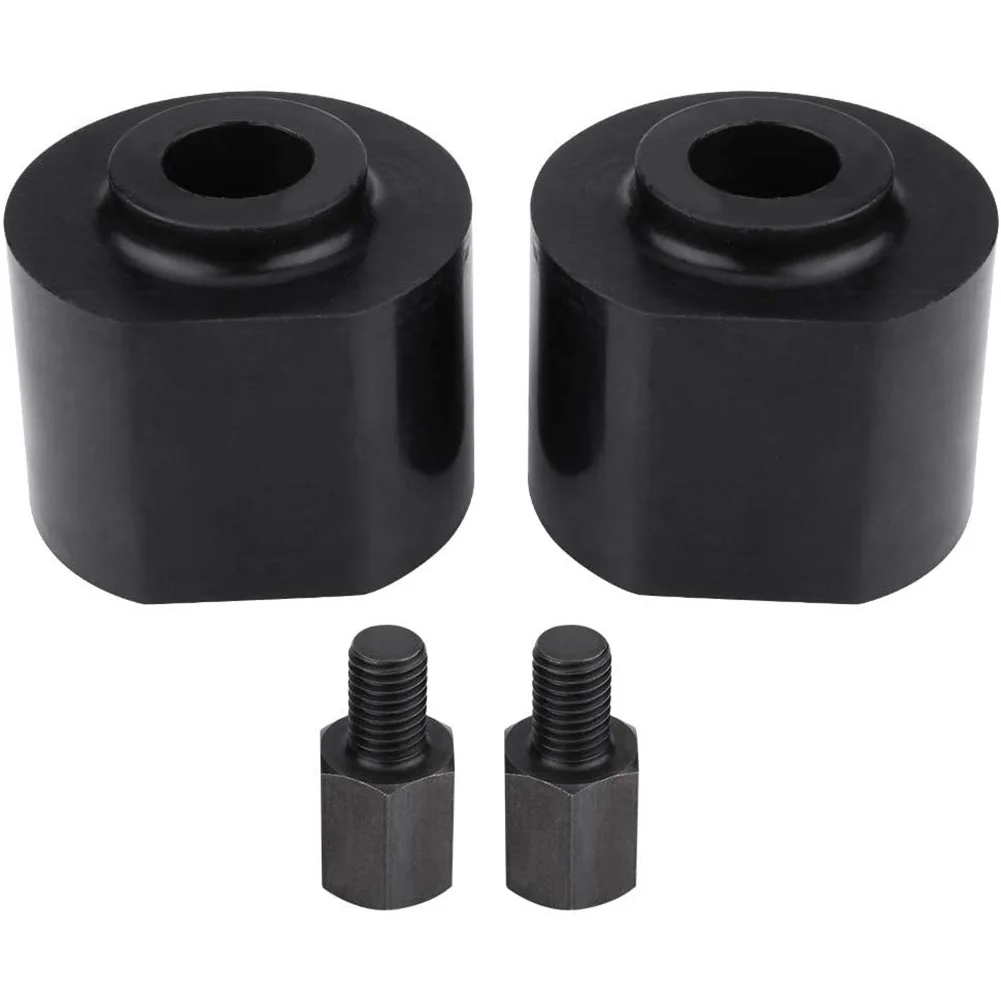 Leveling Lift Kit Black 3Inch Front Leveling Lift Kit Super Duty with Stud Extender Lifting Pad for F250 F350