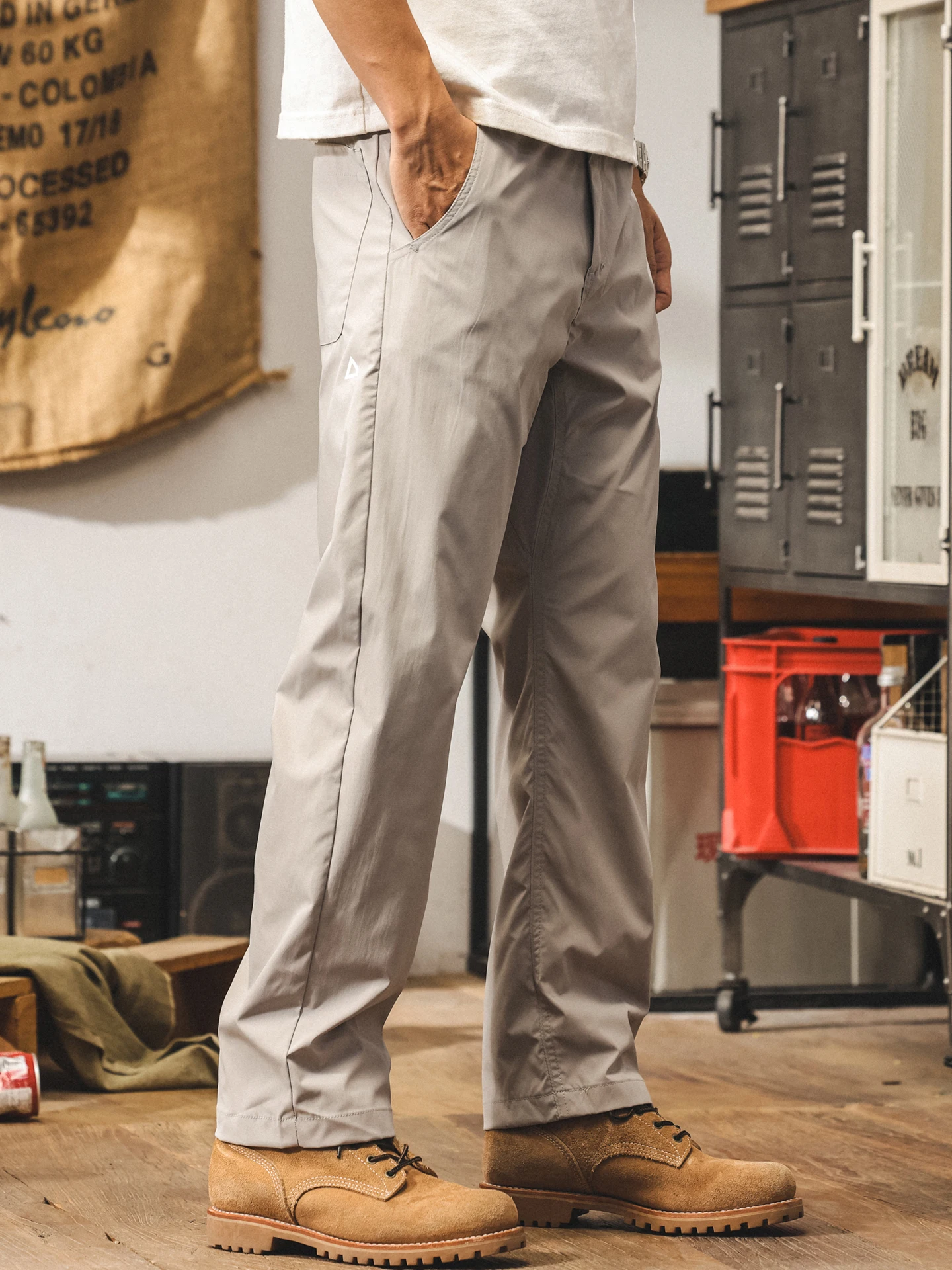 

Waterproof Qui Dry Outdoor Men's Summer New Loose Straight Leg Thin Casual Long Pants Faionable Brand Hiking Leisure Trou...