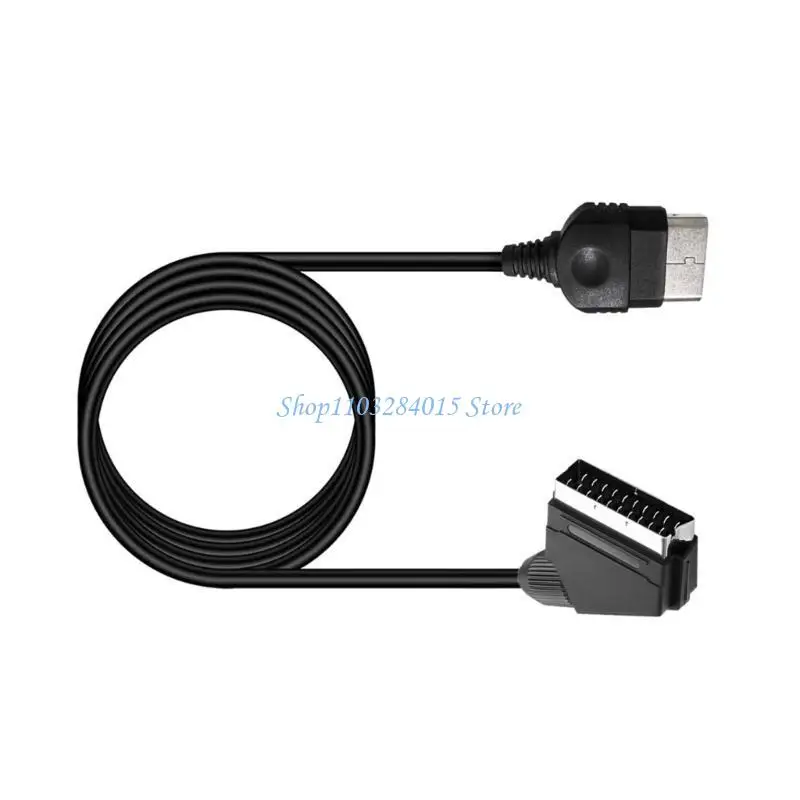 R6FF Enhanceds Sound Video RGBs SCART Cable for First Generation Consoles 180cm