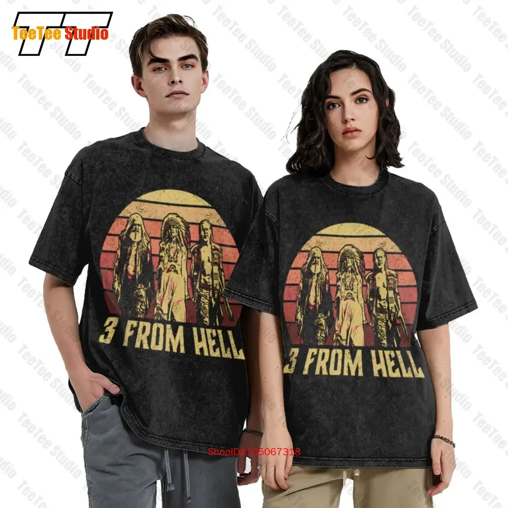 3 From Hell Baby Firefly Captain Spaulding Otis Driftwood Vintage Oversized T-Shirt KI4M