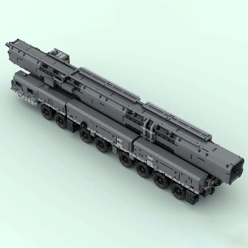 4360 stücke MOC MZKT RS Topol M SS Sichel Technische Modell Weihnachten Geschenk Bausteine Bau DIY Spielzeug Bildung Ziegel kinder