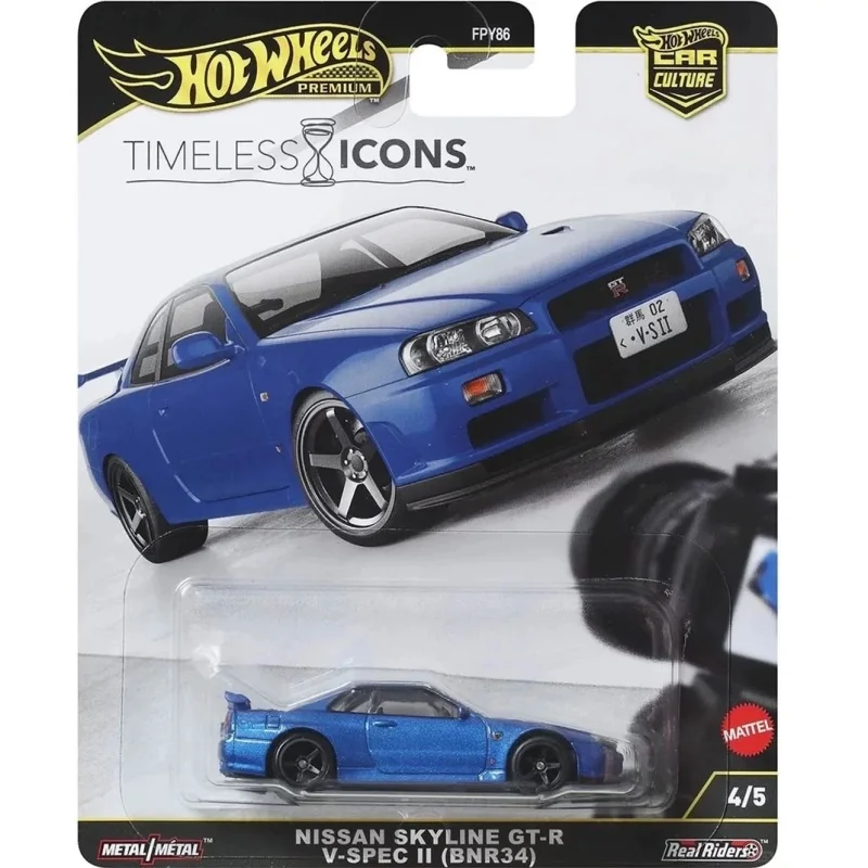 New Hot Wheels Gold Label Car Culture Ferrari F50 Nissan Skyline R34 Lexus Porsche Koenigsegg Joint Model Alloy Car