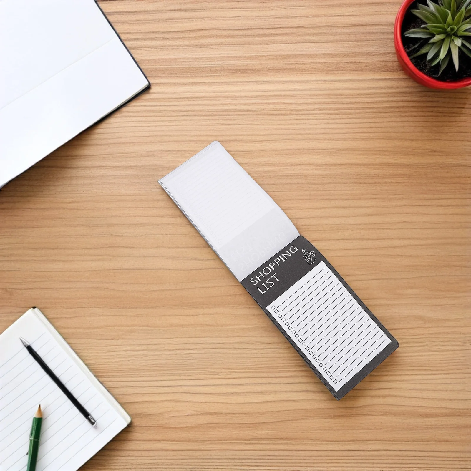 Fridge Magnetic Memo Pad Grocery List Magnet Pad for Refrigerator Easy to Use Bright Color Noticeable Message Notepad