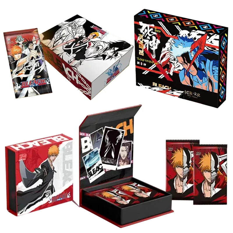 New Japanese Anime Bleach Card Characters Limited Rare Colorful 3D Flash Card Games Card Collection Cards Kids Xmas Toys Gift