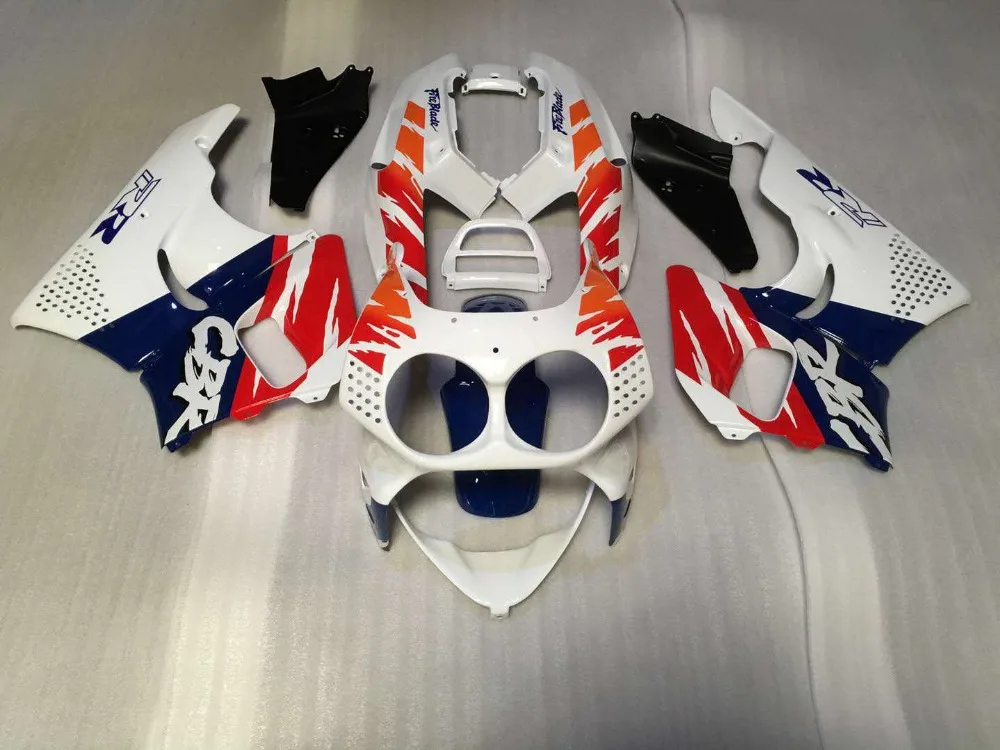 Motorcycle fairing kit for HONDA CBR 900RR 1992 1993 1994 1995 CBR 893RR 92 93 94 95 CBR 893 White Blue fairings