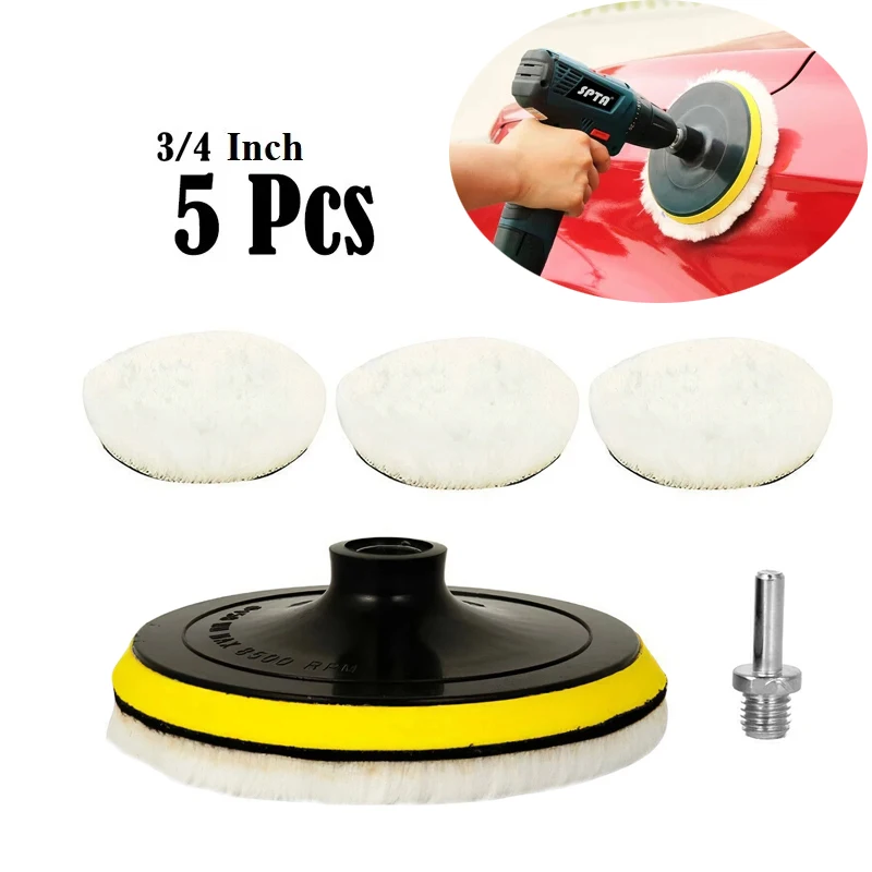 Polishing Pad For Car Polisher 4 Inch Polishing Circle Buffing Pad Tool Kit For Car 3 Inch Polisher Discs Auto Cleaning Pads