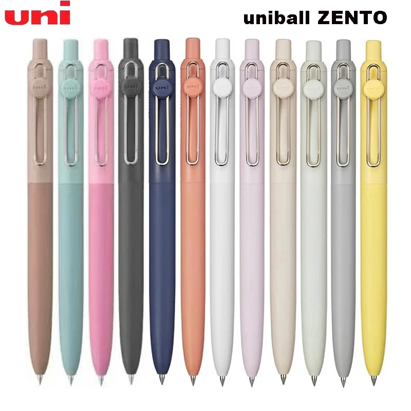 ألوان جديدة اليابان Uni Uniball ZENTO سلسلة هلام القلم ، صغير الأساسية 2nd 0.38/0.5 مللي متر مكتب الأعمال توقيع stylo القرطاسية المدرسية