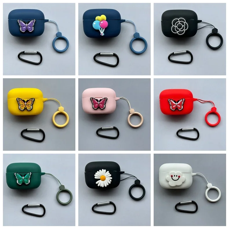 For SAMSUNG Galaxy Buds3/3Pro Case Cute Cartoon Silicone Bluetooth Earphone Cover Fundas For Galaxy Buds3 Pro Hearphone Box