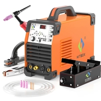 HITBOX 200A 6 in 1 HF TIG AC/DC Aluminum Welding Machine MMA ARC Argon Precise Digital Pulse Stainless Welder 2T/4T HBT250P 220V