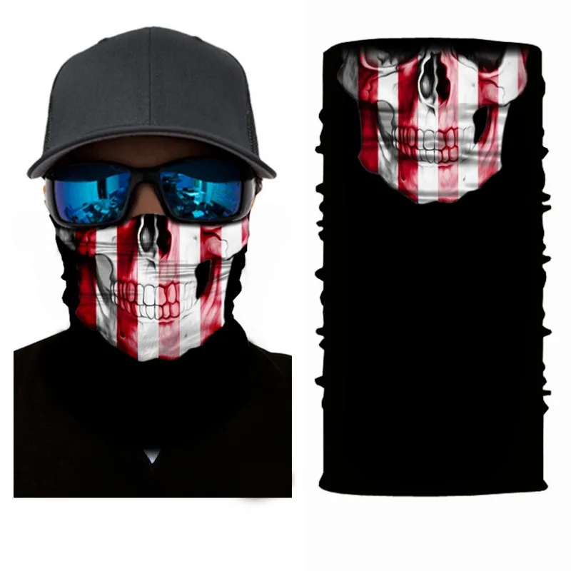 Men Scarf Cycling Face Mask Seamless Neck Gaiter Headband Balaclava Tube Face Shield Neckerchief Headwear