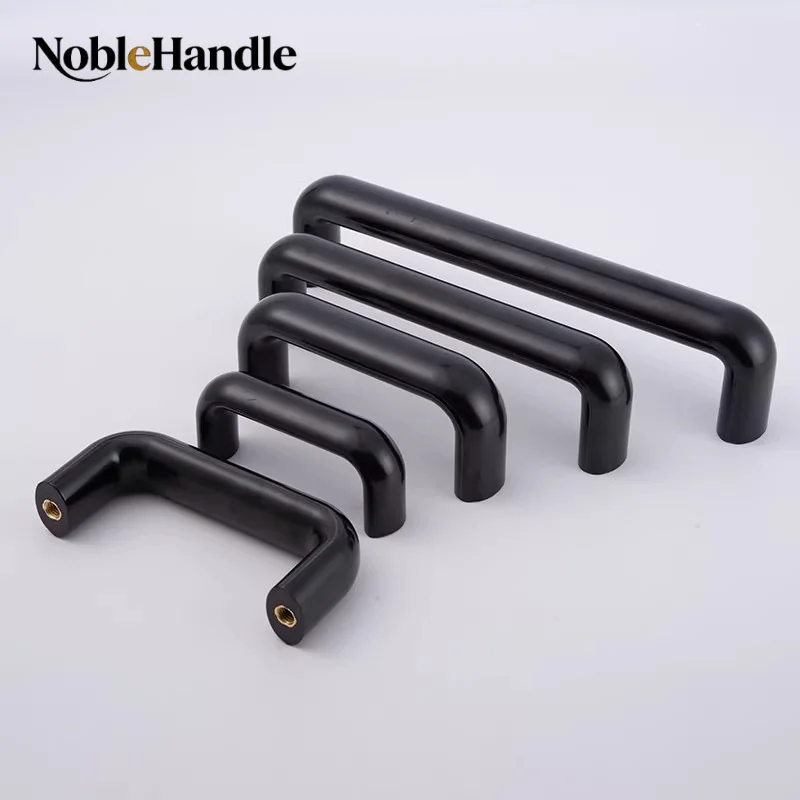 Oval Bakelite Phenolic Handle U-Type Anti-Static Nylon Round Pull Handle Solid Internal Thread for Machine Equipment