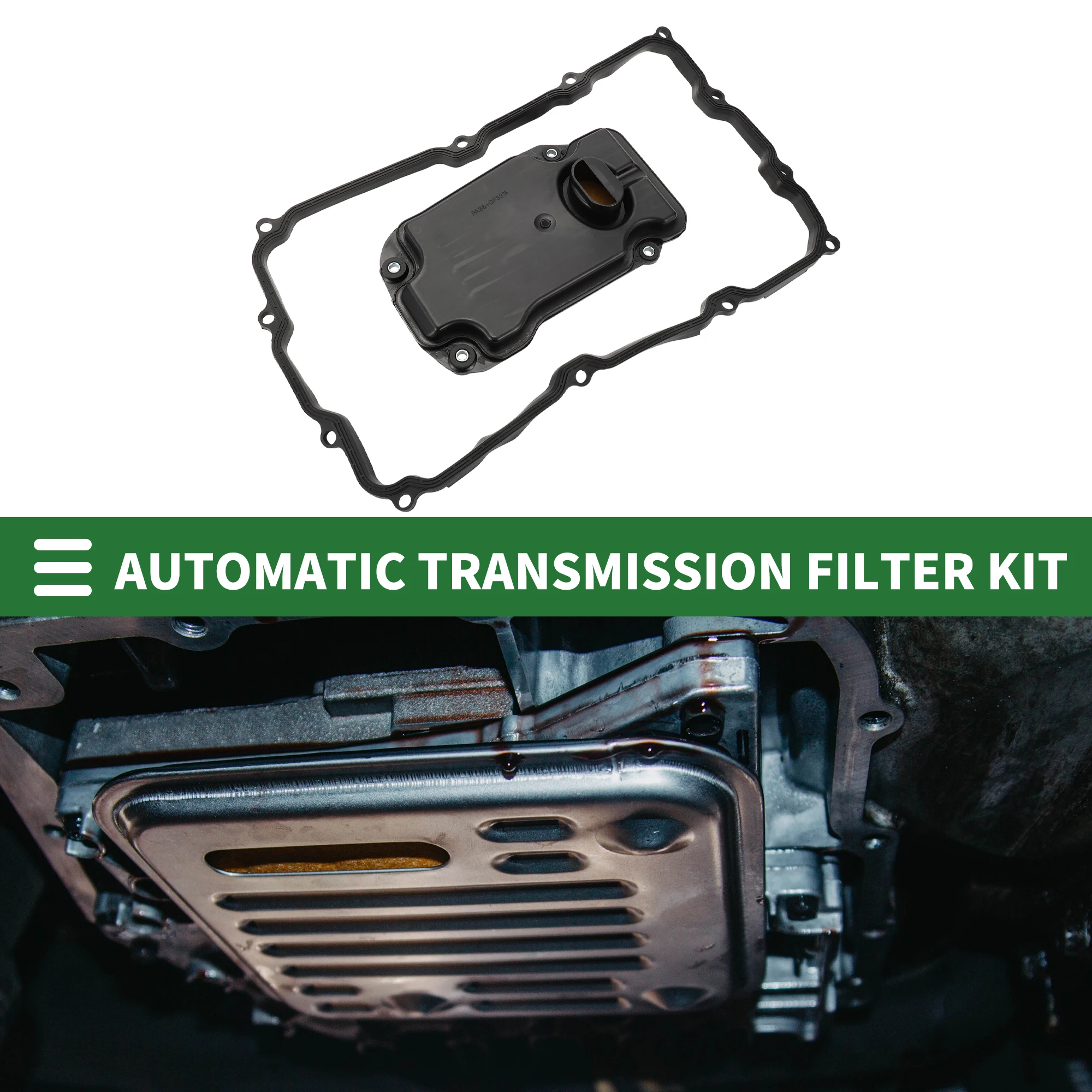

UXCELL Automatic Transmission Filter Kit Transmission Oil Filter Set for Toyota Tundra 2018-2021 with Gasket No.3533060070