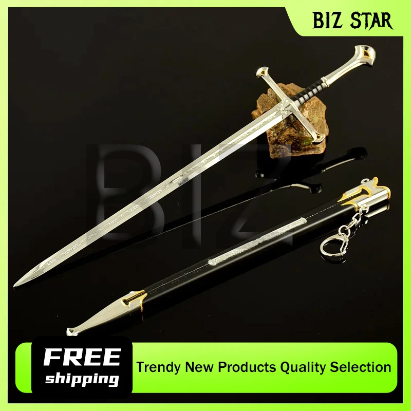 30 cm/11.81in Narthil épée arme Aragorn Gondor médiéval terre moyenne métal Katana arme modèle samouraï épée artisanat jouets cadeau