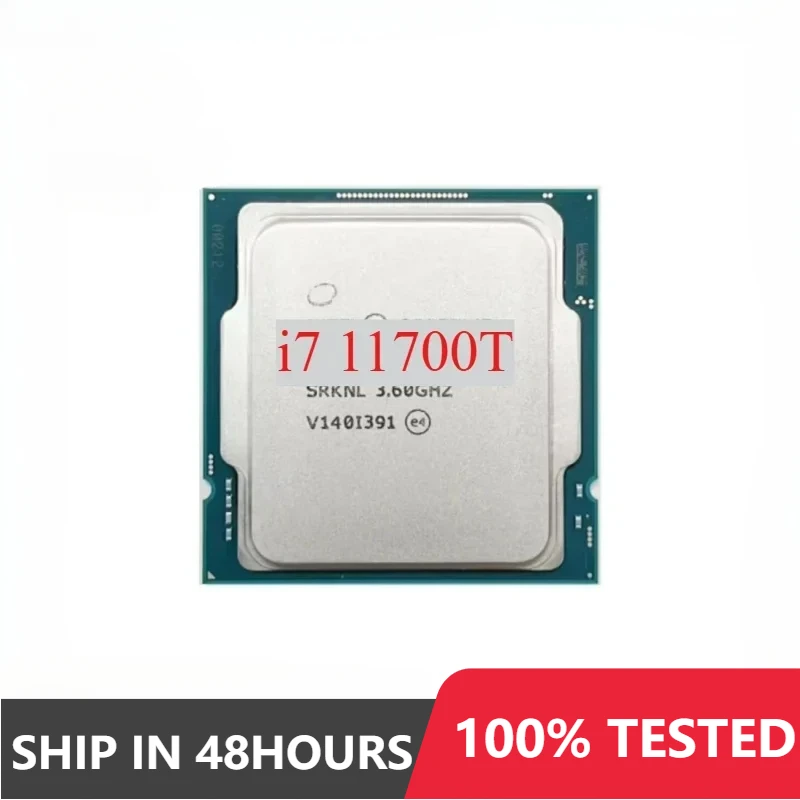 Intel Core i7-11700T i7 11700T 1.4GHz Eight-Core Sixteen-Thread CPU 35W LGA 1200 Used Test perfect