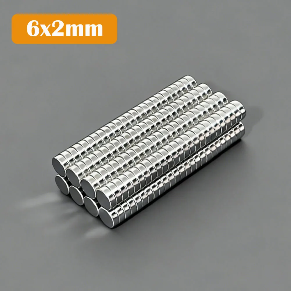 

Магниты неодимовые N35, 6x2 мм, круглые, сверхмощные, постоянные, NdFeB, для холодильника, для DIY-проектов