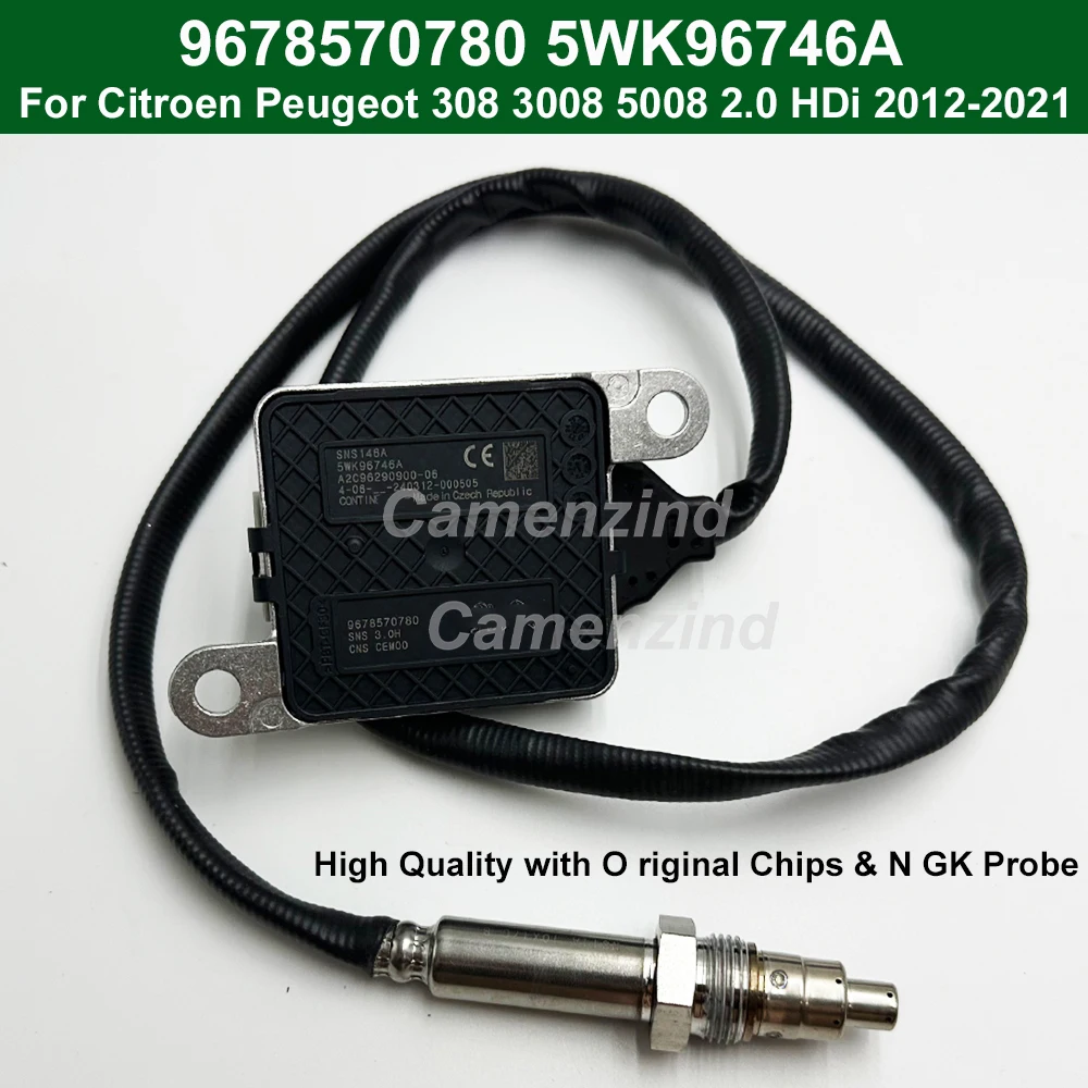 

Высокое качество 9678570780 5WK96746A датчик азота и кислорода NOX для Citroen C2 C3 Peugeot 308 3008 5008 1,6 2,0 HDi 2012-2021