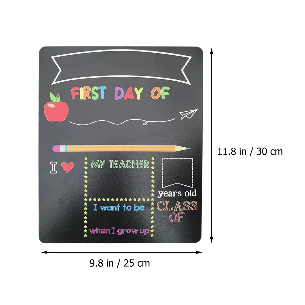 Стираемая классная доска, школьные принадлежности, двухсторонняя красочная креативная студенческая доска для классной комнаты «сделай сам», многоразовая меловая доска на первый день