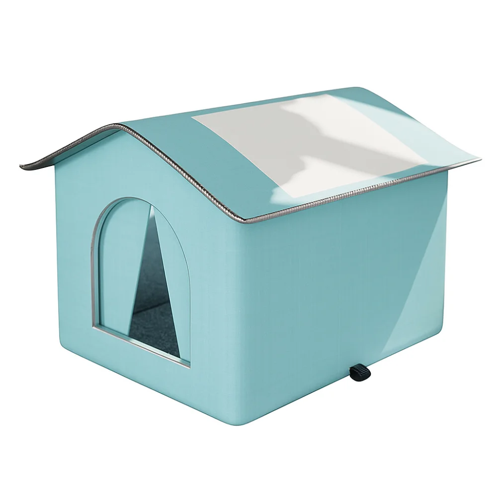

Universal Waterproof Insulated Cat House Foldable Enclosed Feral Cat Shelter Warm Outdoor Pet Tent for Cats Rabbits Dogs