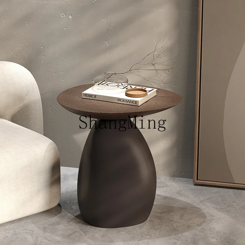 

ZYH living room sofa next to a few floor ornaments coffee table storage high-end home decorations