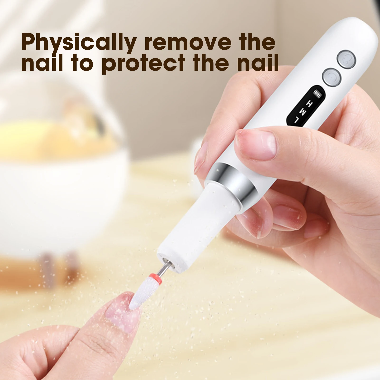 Electric Nail Polisher Drill Bits Professional Nails Grinding Polishing Dead Skin Removal Art Sanding File Pen Manicure Machine