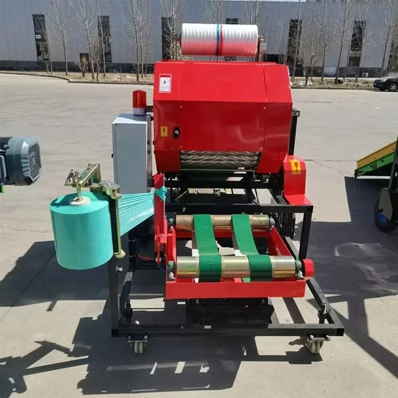 Advanced Diesel-Powered Automatic Silage Baler for Grass, Feed, and Straw Wrapping with Low Noise