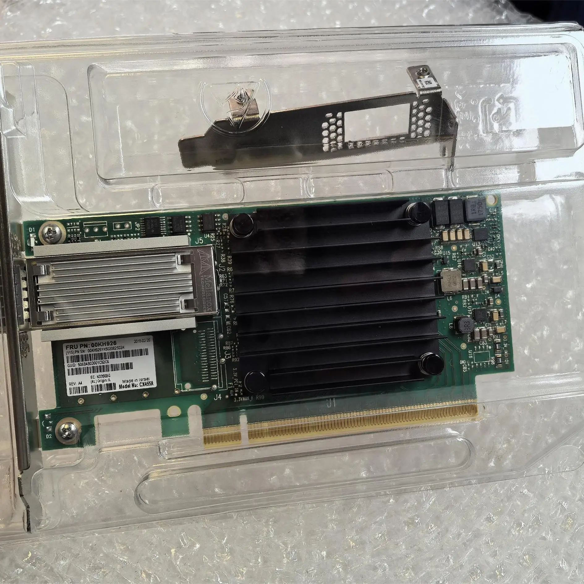 

MCX455A-ECAT 100G network interface card 00KH926 IB card CX455A CX456A