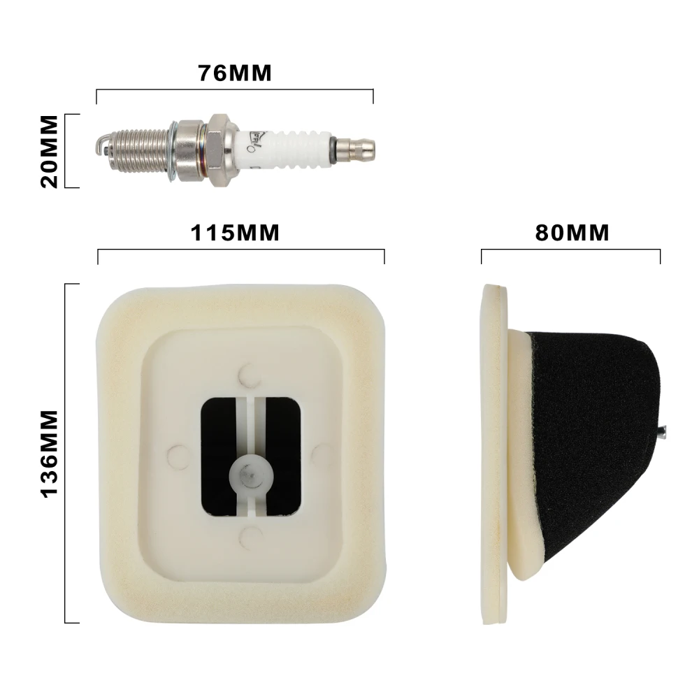 Air Filter Cleaner Spark Plug Set Motorcycle Accessories For YAMAHA TTR 125 125E TTR125L 2000-2008 TTR125LE 2003-2023 Dirt Bike