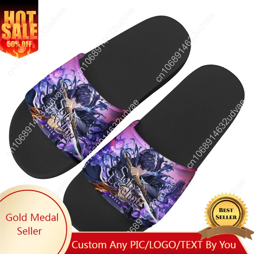 

Solo Leveling Wiki Sandals Home Slippers Water Shoes Men Women Teenagers Children Sandal Bathroom Beach Pool Custom Made Slipper
