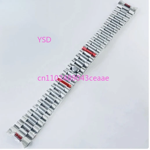 

20mm Watch Band For NH35 Submariner Case Stainless Steel Strap Glide Lock Buckle Silver Oyster Jubilee Bracelet