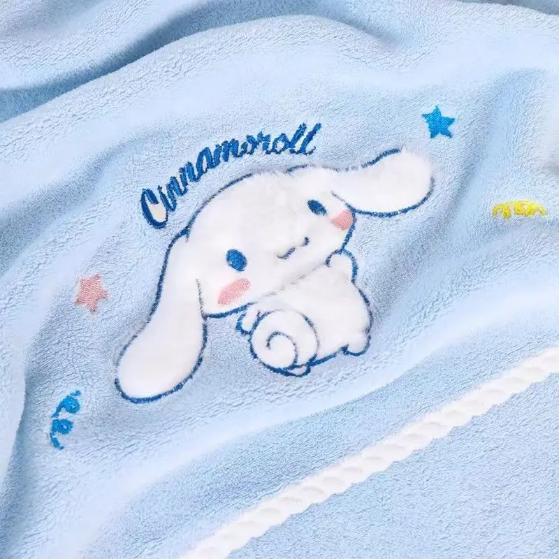 Sanrio мультфильм милый Cinnamoroll мультфильм полотенце банное полотенце шапка для сухих волос набор из трех предметов бытовой впитывающий быстросохнущий ванная комната