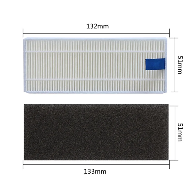 فلتر فرشاة جانبية من HEPA لمستكشف Rowenta ، مكنسة كهربائية ذكية القوة X3 ، 20 ، 40 ، 50 ، 75 ، RG7687 ، سلسلة RR7687WH
