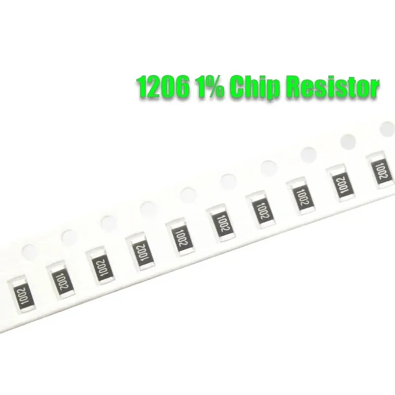 100pcs 1% 1206 SMD resistor 0R ~ 10M 1/4W 0 0.1 1 10 100 150 220 330 ohm 1K 2.2K 4.7K 10K 100K 1R 10R 100R 150R 220R 330R 1M