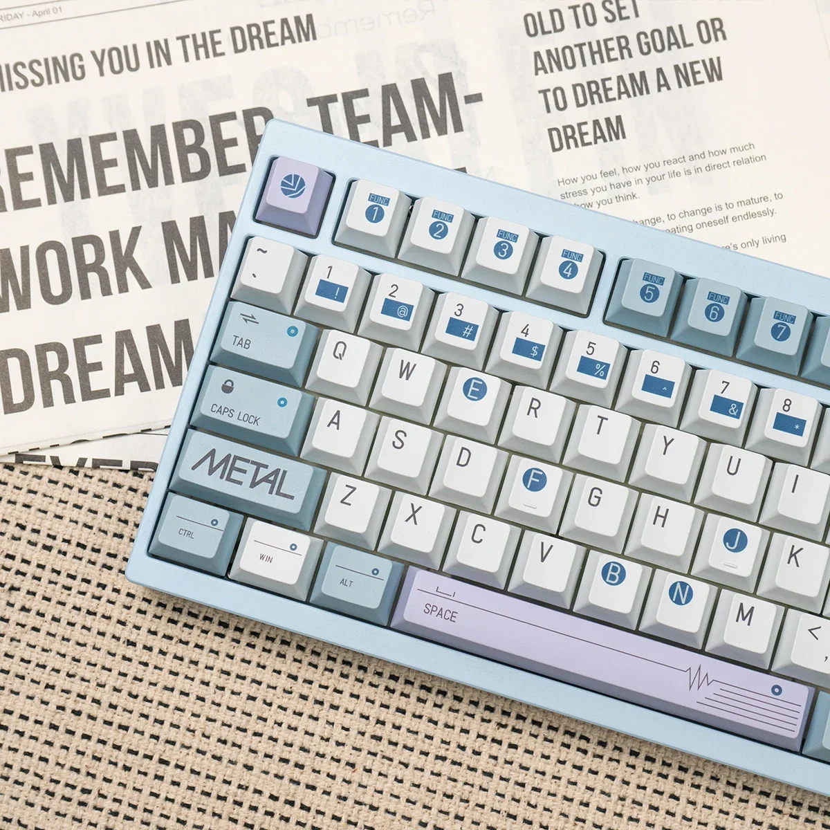 

Retro radio keycaps full set of PBT hot sublimation original high-tech wooting and other mechanical keyboards