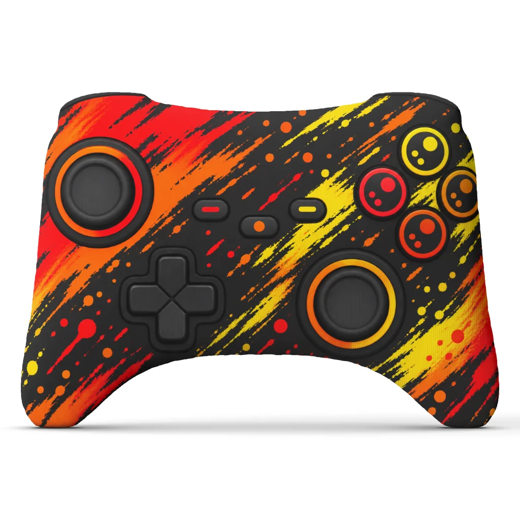 Gaming Controller Plush Pillow Arcade Gamepad Cushion Stuffed Throw Pillow Gamer Gift for Gaming Room Sofa Decor Color Splash