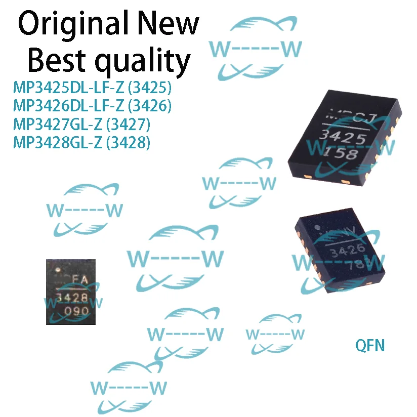 (5-30 PCS)NEW MP3425DL-LF-Z 3425 MP3426DL-LF-Z 3426 MP3427GL-Z 3427 MP3428GL-Z 3428  MP3425 MP3426 MP3427 MP3428 QFN IC Chip